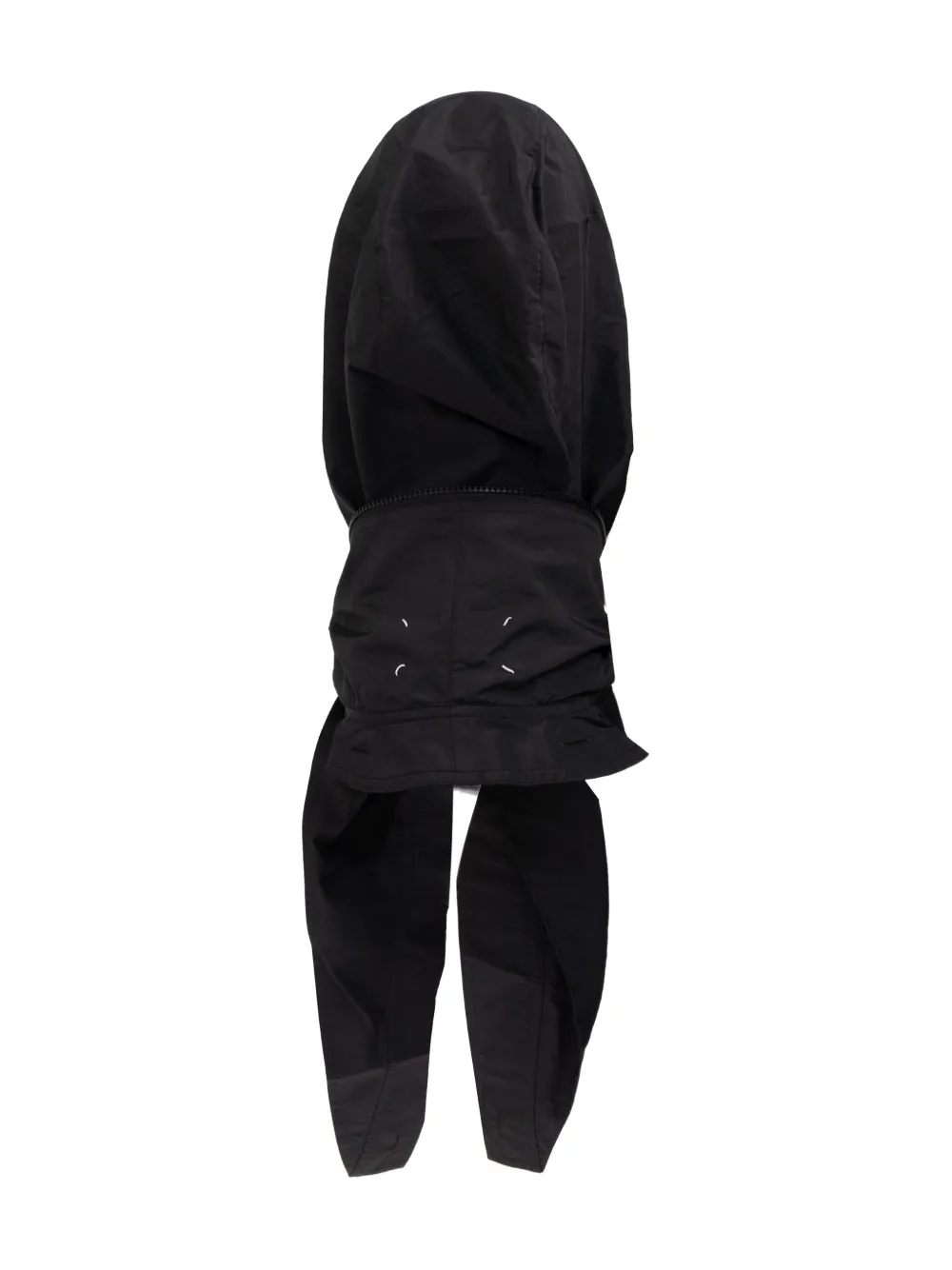 Maison Margiela hooded zip-up scarf | Image 2