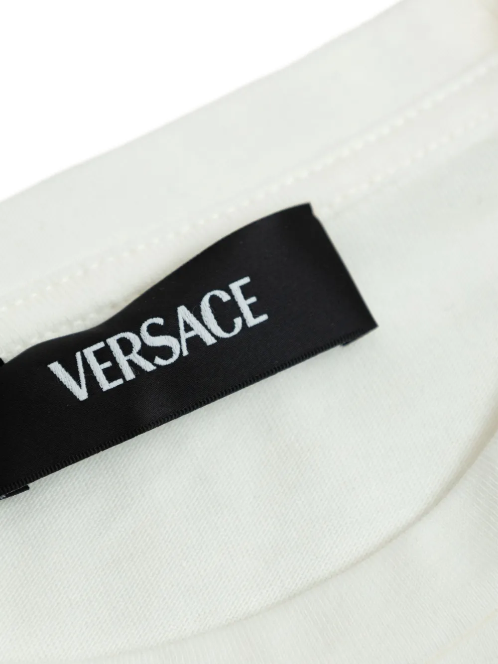 Versace Kids Katoenen T-shirt Wit