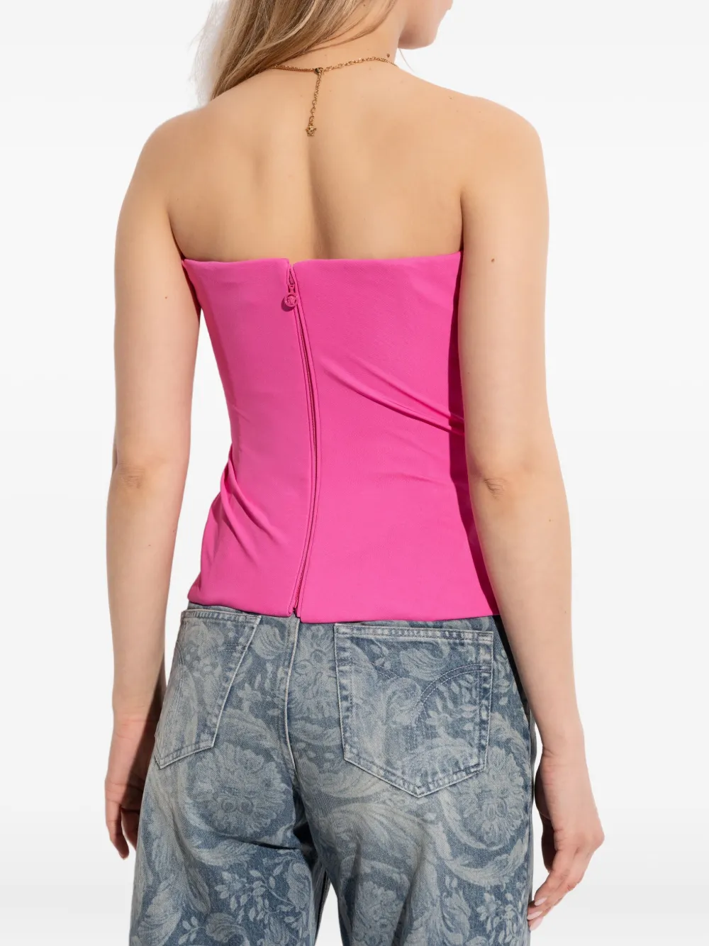 Versace Mouwloze top Roze
