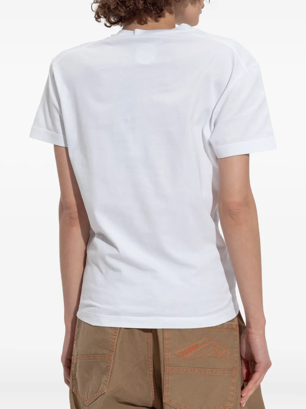 DSQUARED2 T-shirt met logoprint Wit