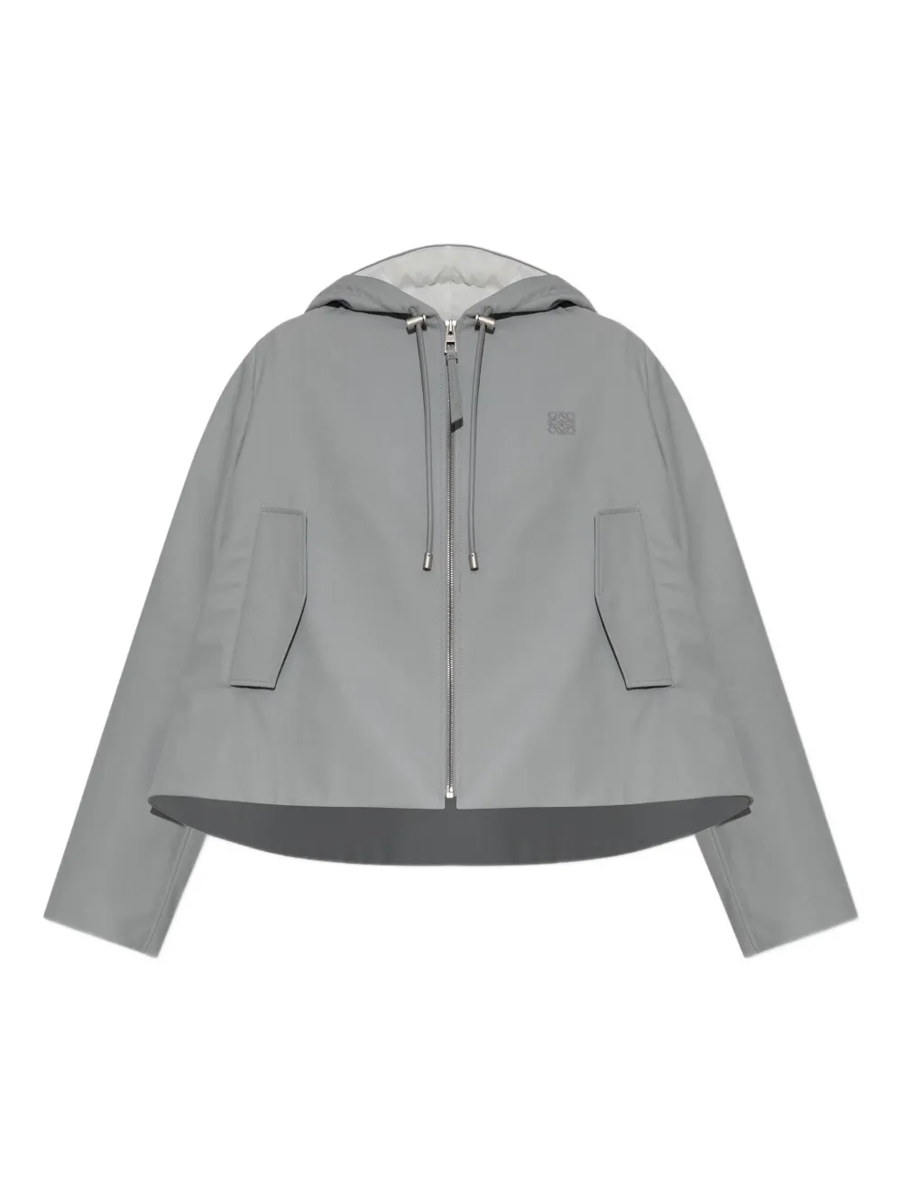 LOEWE drawstring-hood jacket | Grey | Image 1