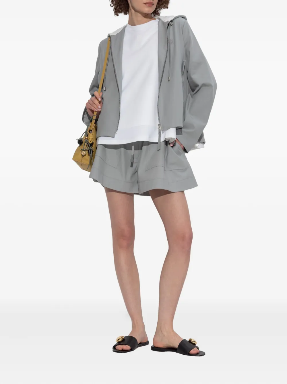 LOEWE drawstring-hood jacket | Cropped Jackets | Image 2