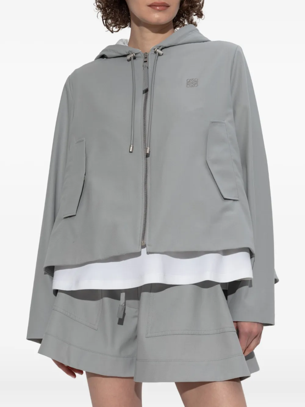 LOEWE Jack met capuchon Grijs
