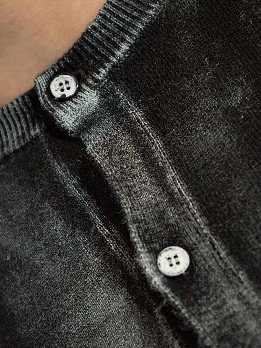 MM6 Maison Margiela Vest van scheerwol Zwart