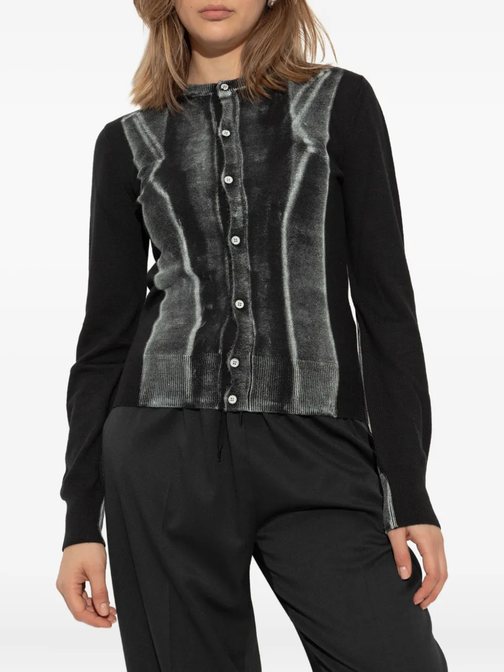 MM6 Maison Margiela Vest van scheerwol Zwart