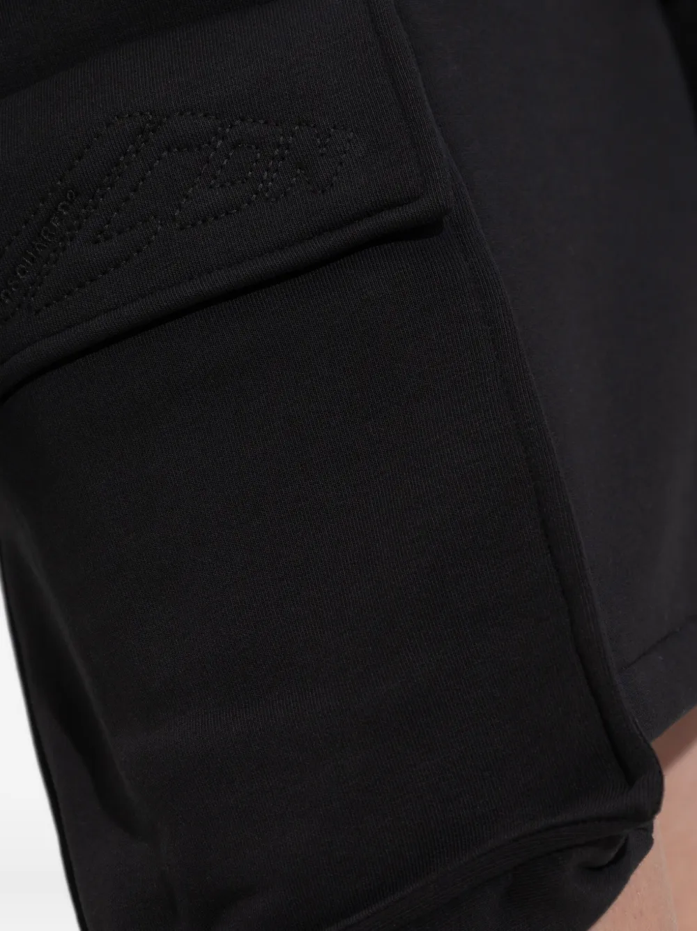 DSQUARED2 Oversized sweaterjurk Zwart