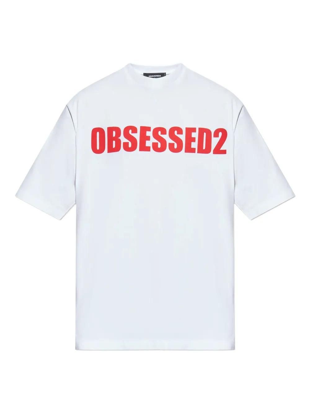DSQUARED2 Obsessed2 graphic-print T-shirt Wit