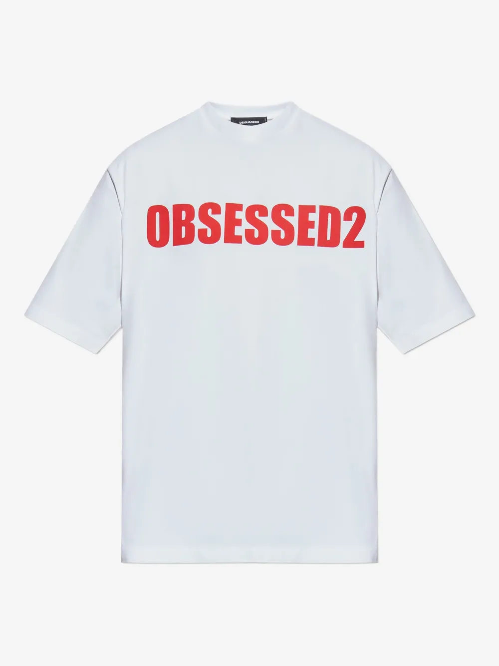 DSQUARED2 옵세스드2 그래픽 프린트 티셔츠 | 화이트 | Image 1