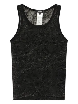 Versace ロゴ タンクトップ | ブラック | FARFETCH JP