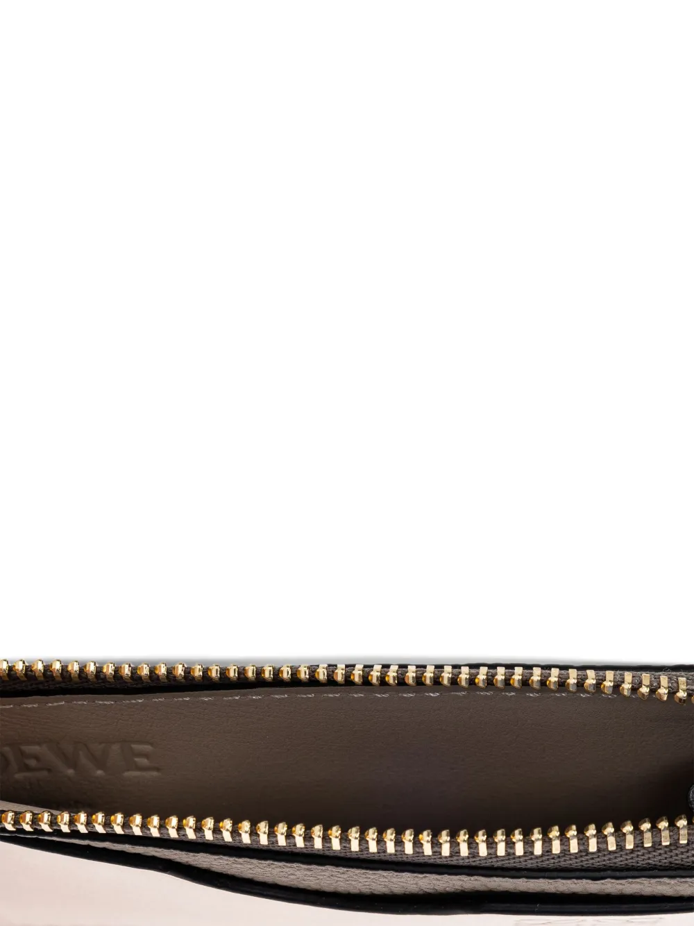 LOEWE Pasjeshouder met rits Beige