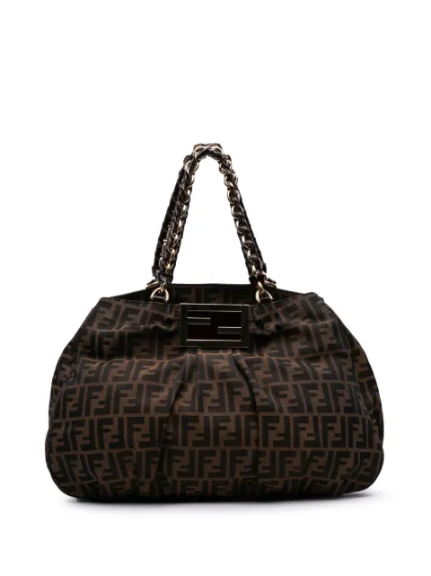 Fendi Pre-Owned 2000-2010 Large Zucca Canvas Mia tote bag