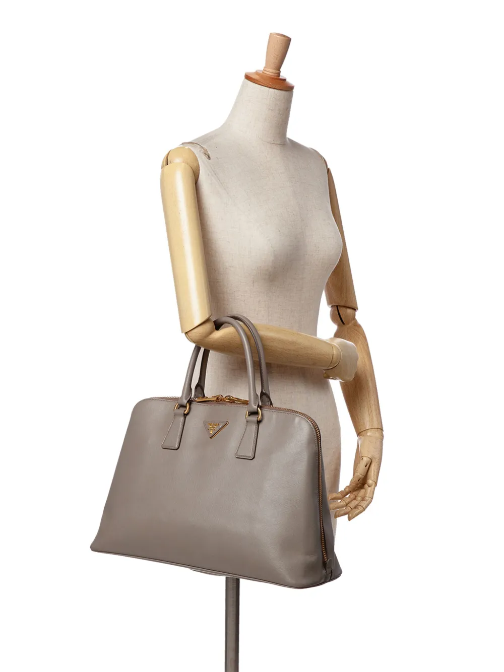 Prada Pre-Owned grand sac porté épaule Lux Promenade en cuir Saffiano (2000-2024) | Pre-owned | Image 2