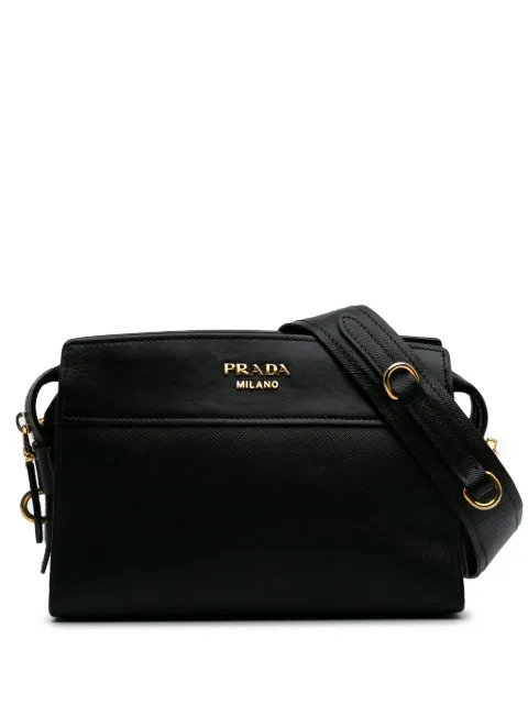 Prada Pre-Owned 2000-2024 Saffiano and City Calf Esplanade crossbody bag