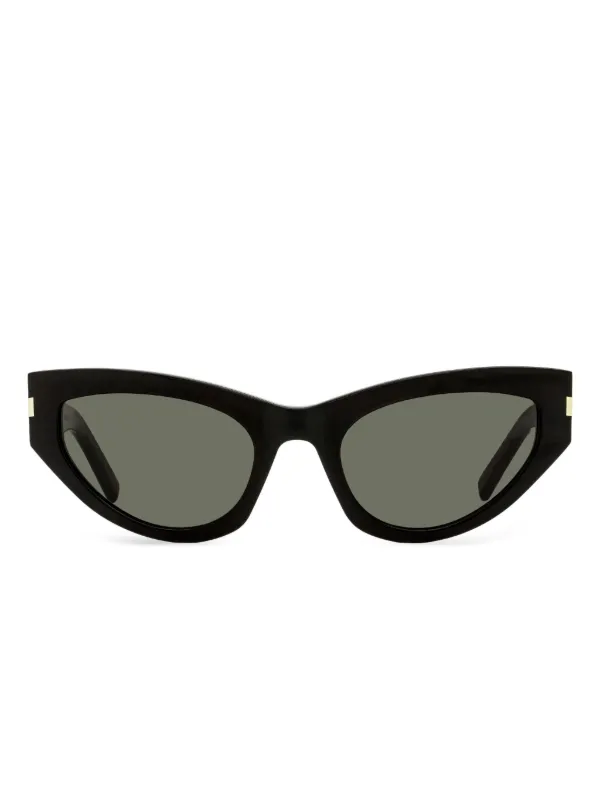 Saint Laurent Grace Cat Eye Sunglasses Saint Laurent Thick Cat Eye Sunglasses - Black – GRACE Melbourne main image 4