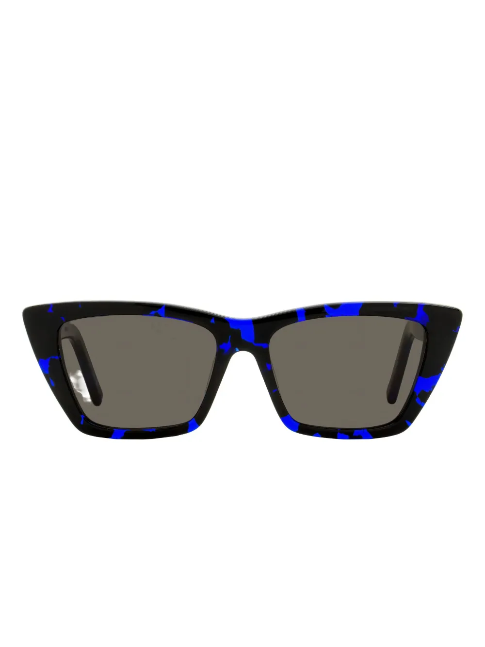 Saint Laurent Eyewear cat-eye rectangular sunglasses Blauw