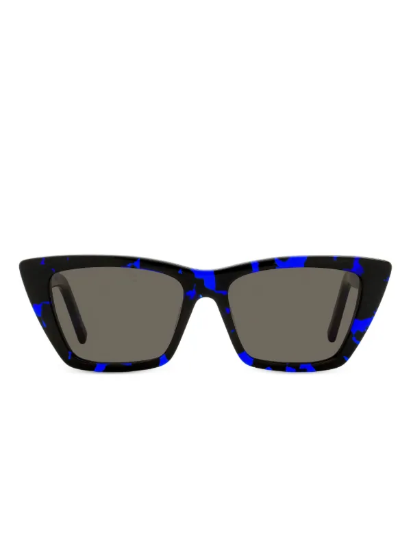 Saint Laurent Blue Cat Sunglasses Saint Laurent Mica SL276 009 Sunglasses Women main image 2