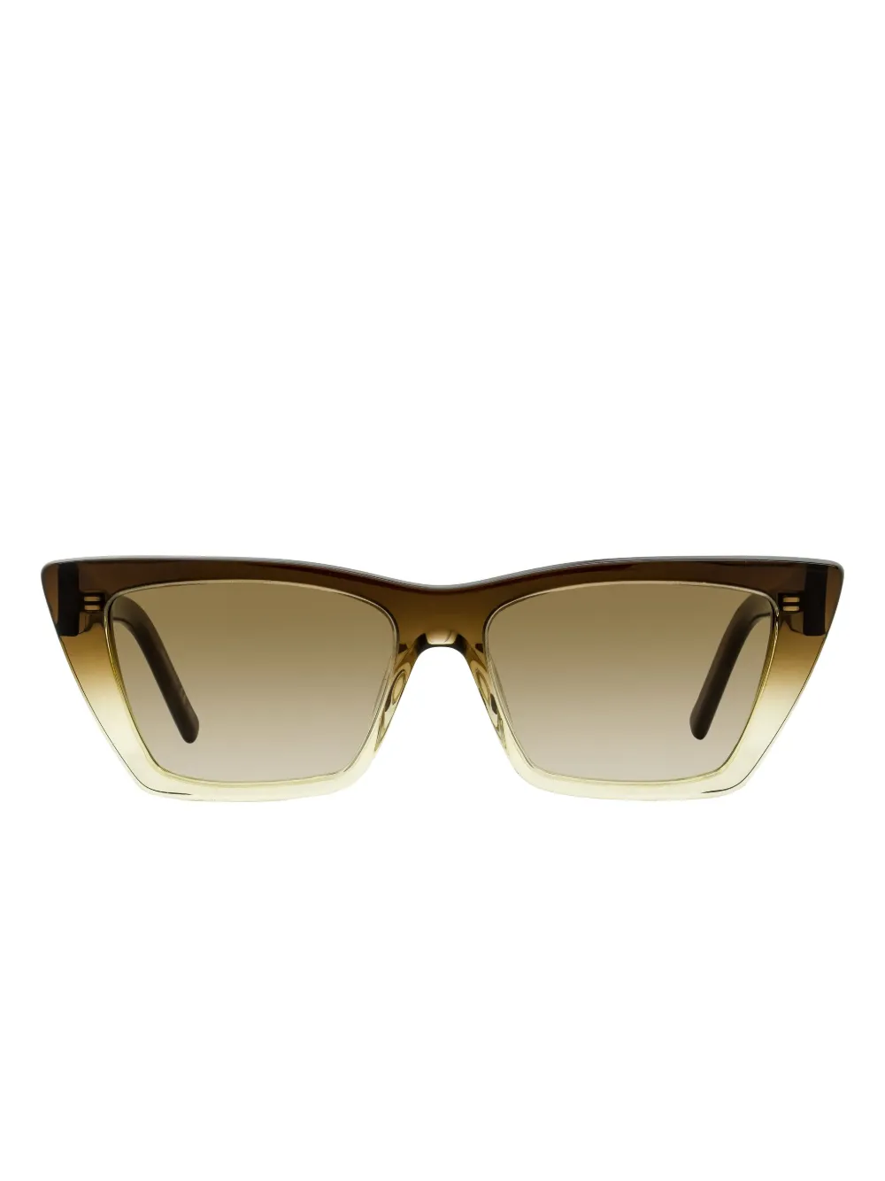 Saint Laurent Eyewear SL 276 Mica ombre rectangular sunglasses Bruin