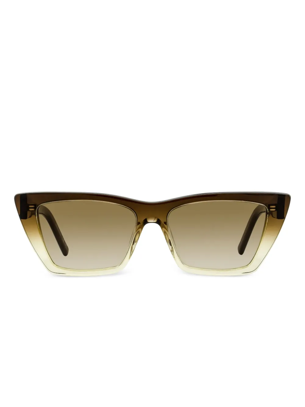 Saint Laurent Eyewear SL 276 Mica zonnebril met rechthoekig montuur Bruin