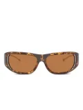 Diesel tortoiseshell-pattern sunglasses - Brown