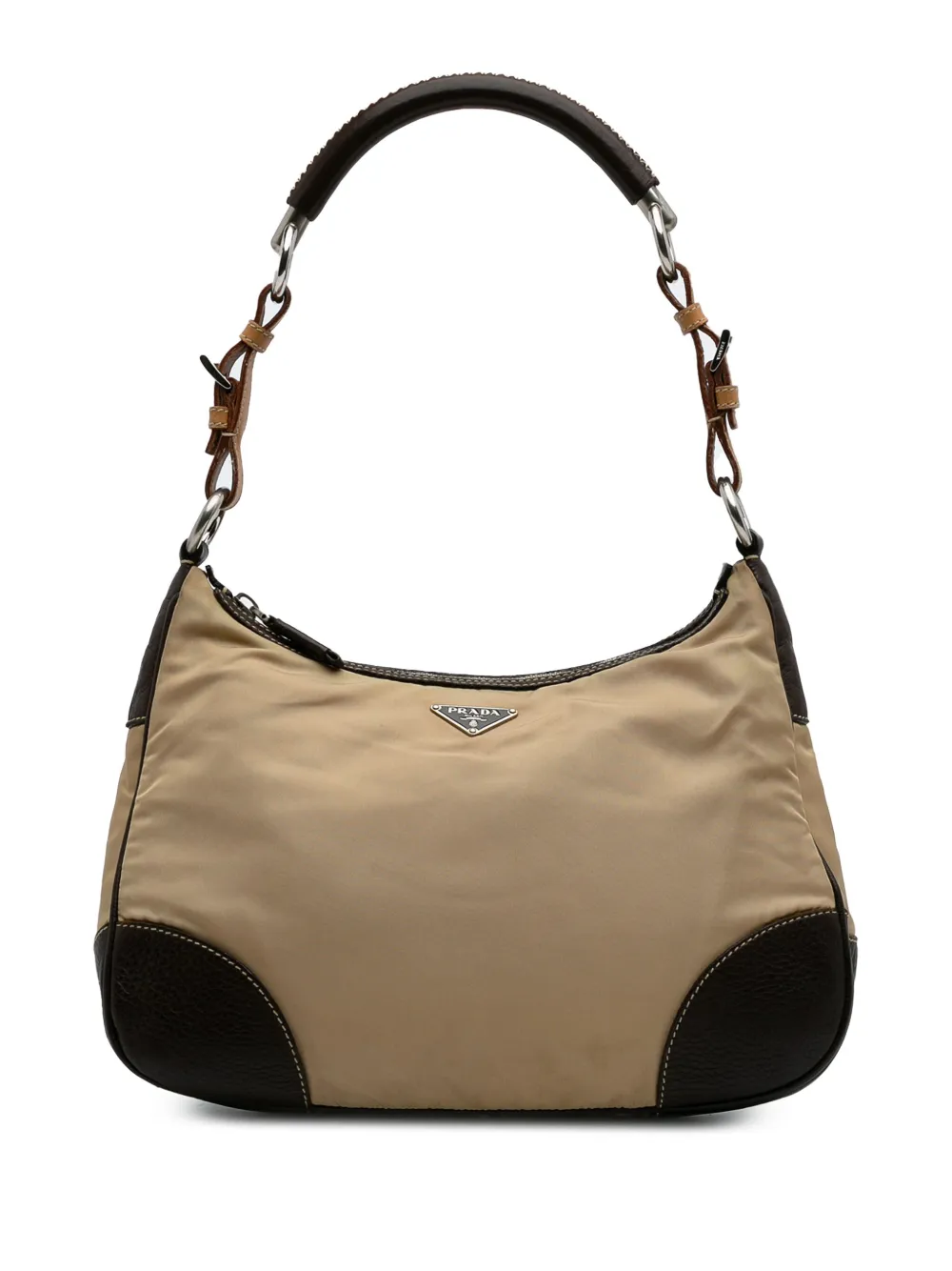 Prada Pre-Owned 2013-2024 Tessuto shoulder bag | Brown | Image 1