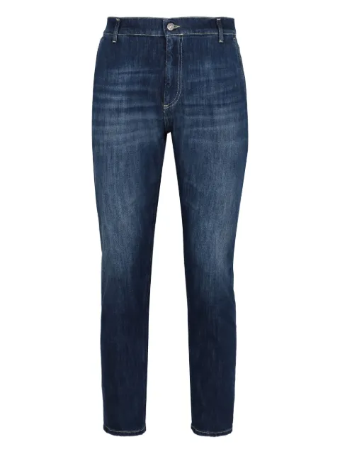 DONDUP contrast-stitch skinny jeans