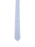 Paul Smith floral-print pointed tie - Blue