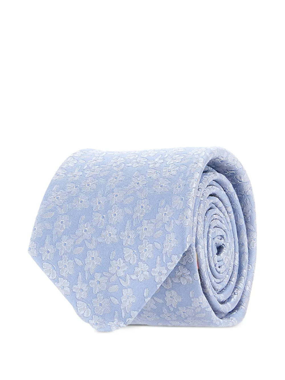 Paul Smith Stropdas met bloemenprint Blauw