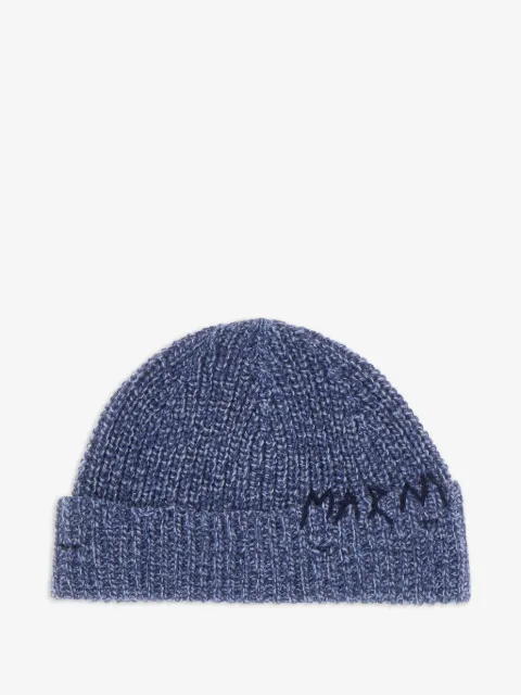 Marni bonnet à logo brodé