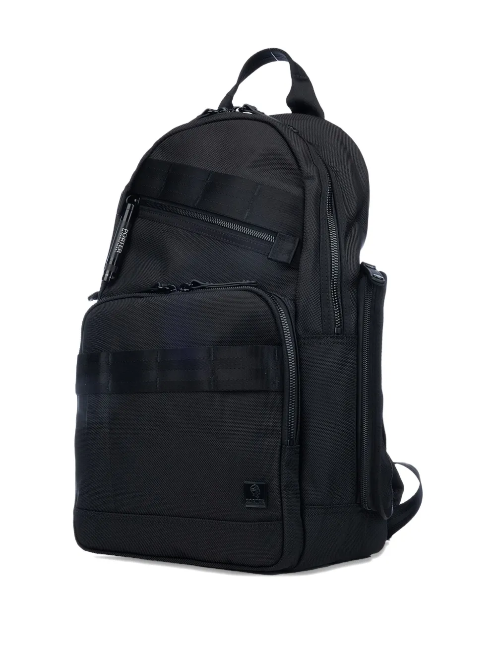  Porter International Logo-patch Backpack - Black 