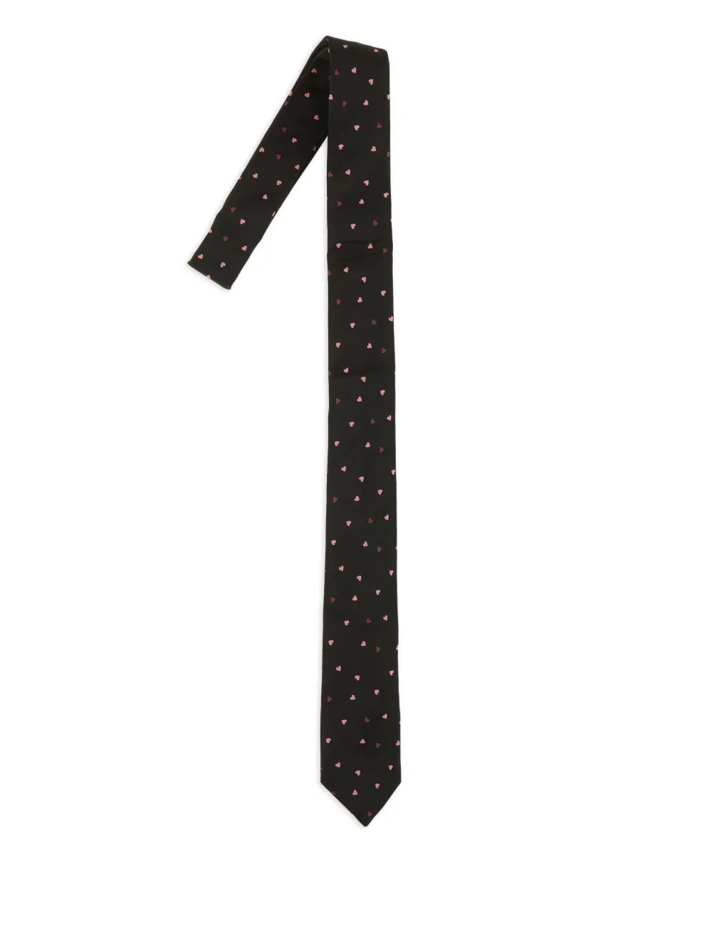 Paul Smith heart-motif pointed tie - ブラック Paul Smith heart-motif pointed tie - ブラック
