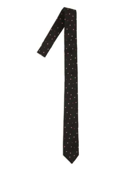 Paul Smith heart-motif pointed tie