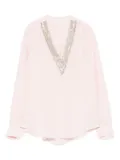 120% Lino linen blouse - Pink