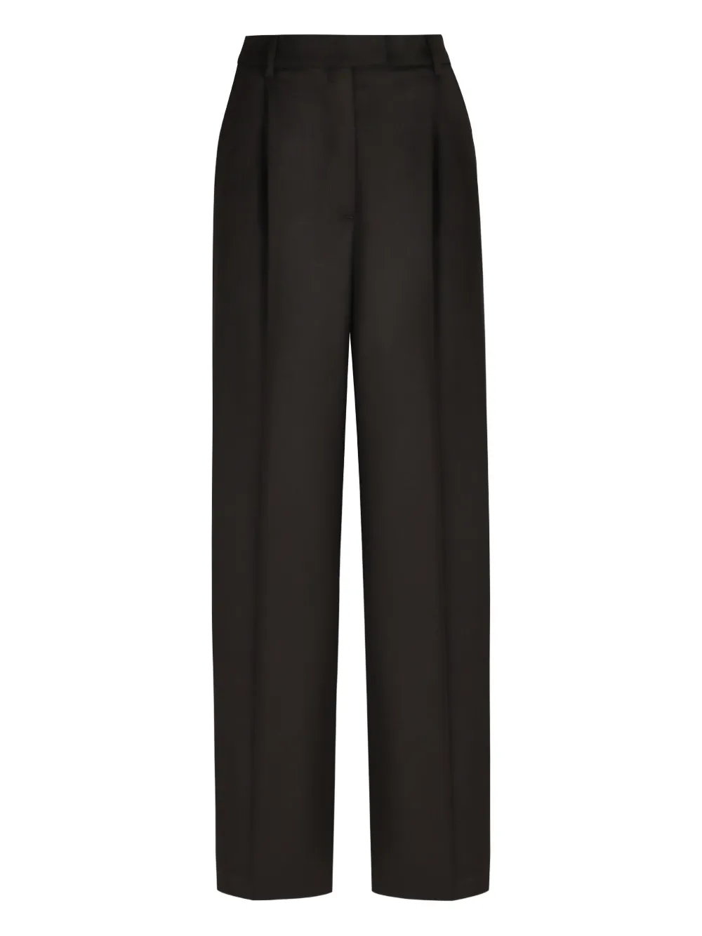PT Torino pleated straight trousers Zwart