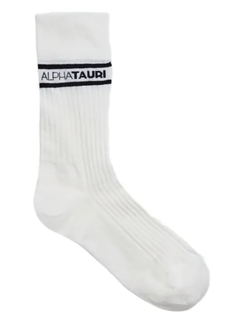 Alphatauri ribbed-band socks
