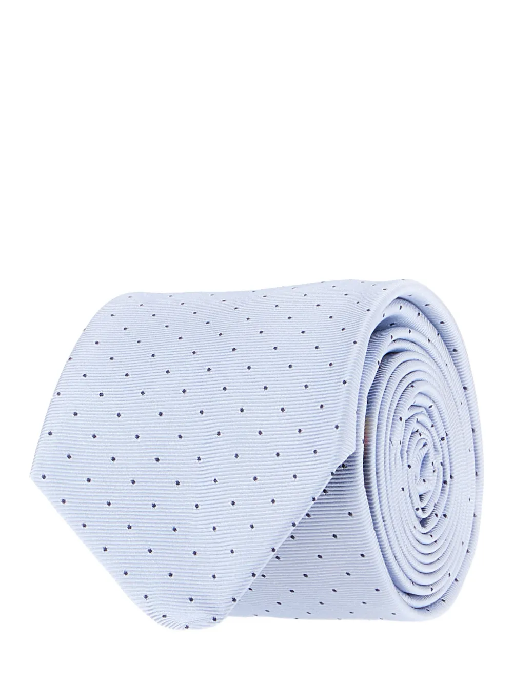 Paul Smith Zijden stropdas met stippen Blauw
