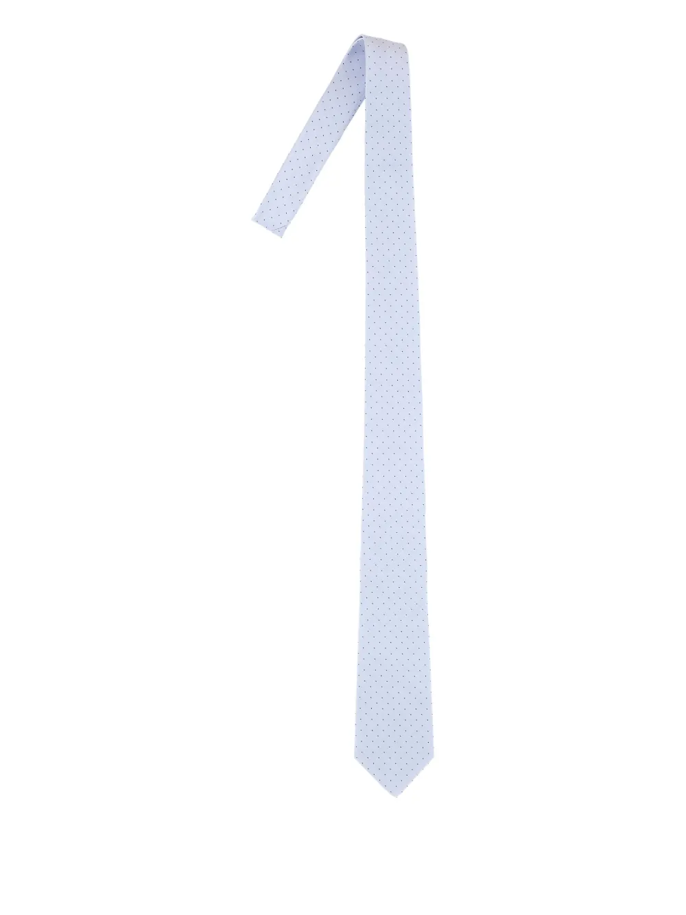 Paul Smith Zijden stropdas met stippen Blauw