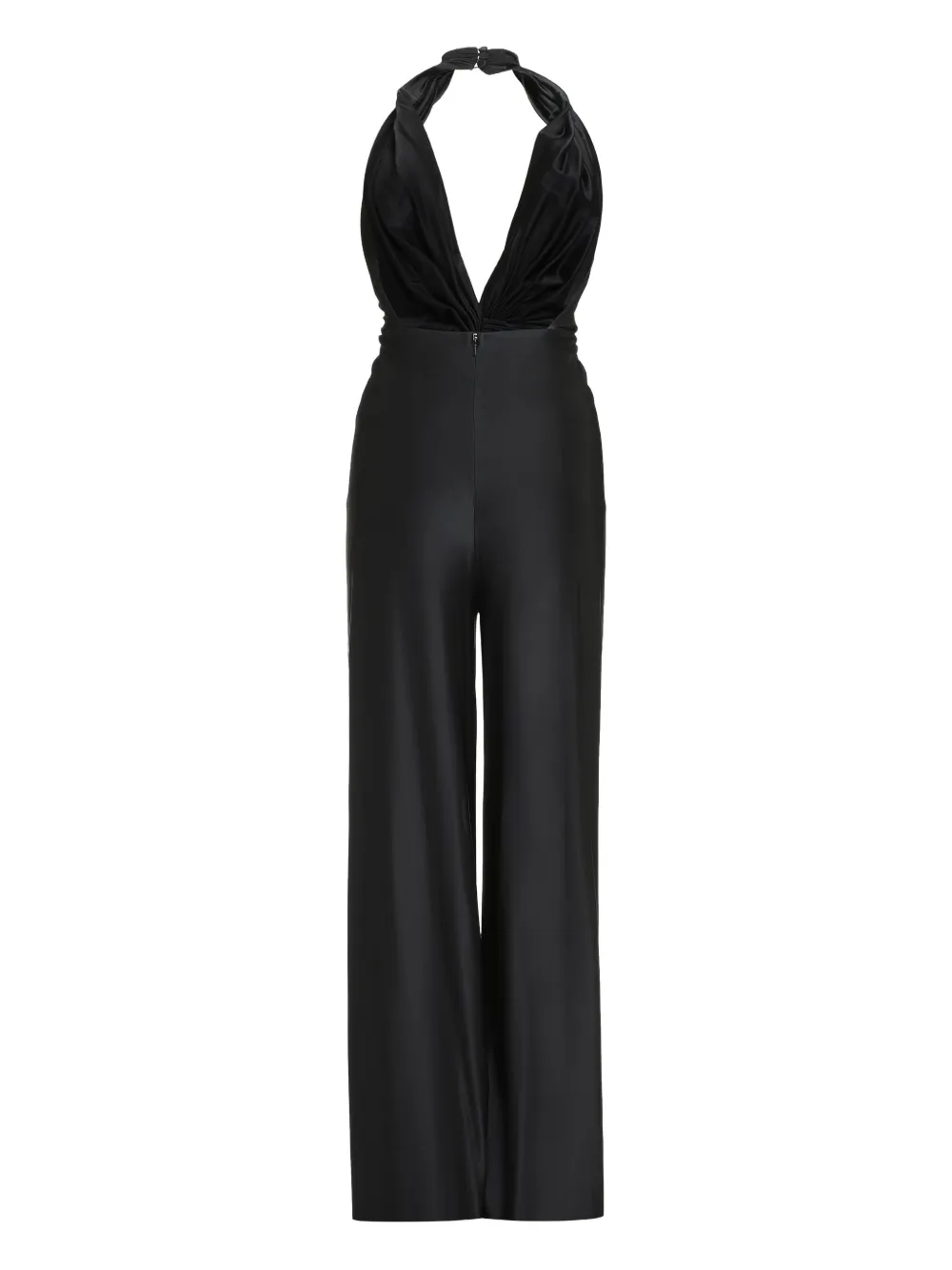 Costarellos Gathered Open-back Jumpsuit