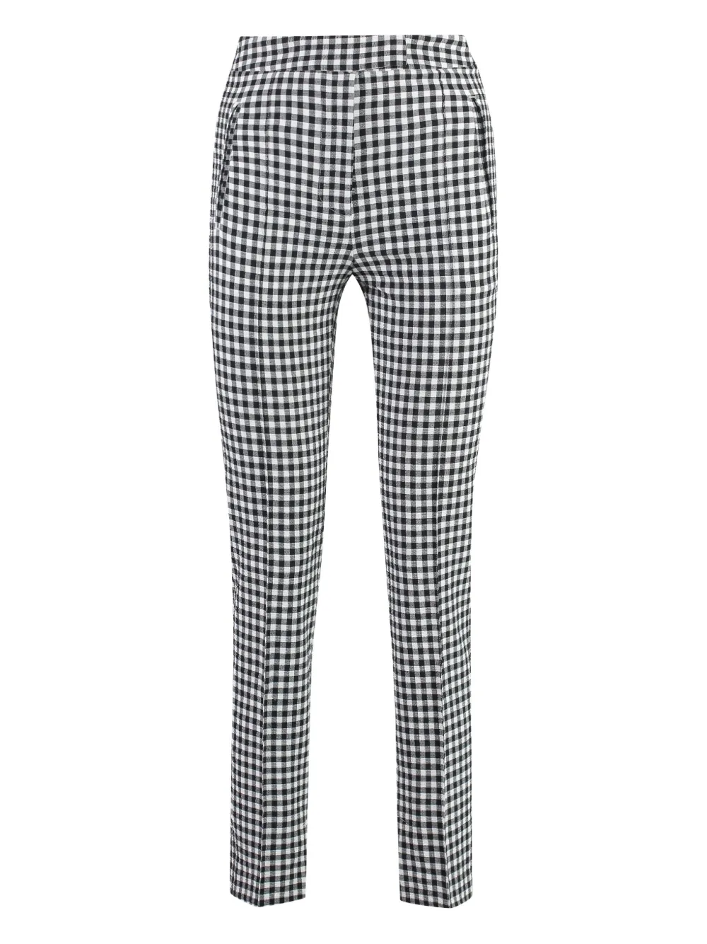 PT Torino gingham-pattern trousers Wit