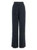 Michael Michael Kors polka-dot straight trousers - Blue