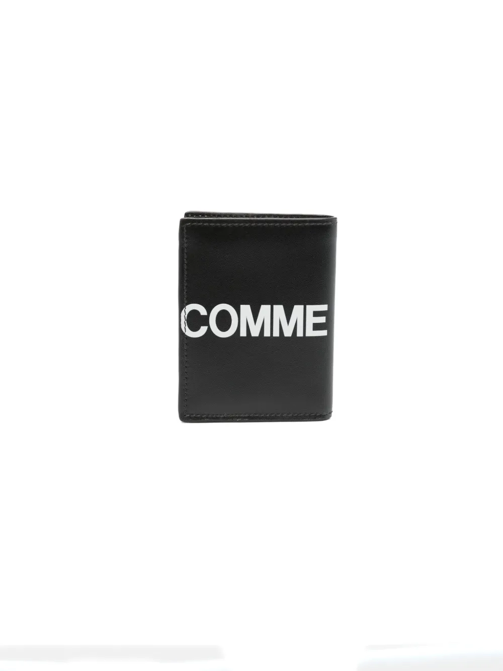 Comme Des Garçons Wallet Leren portemonnee met logoprint Zwart
