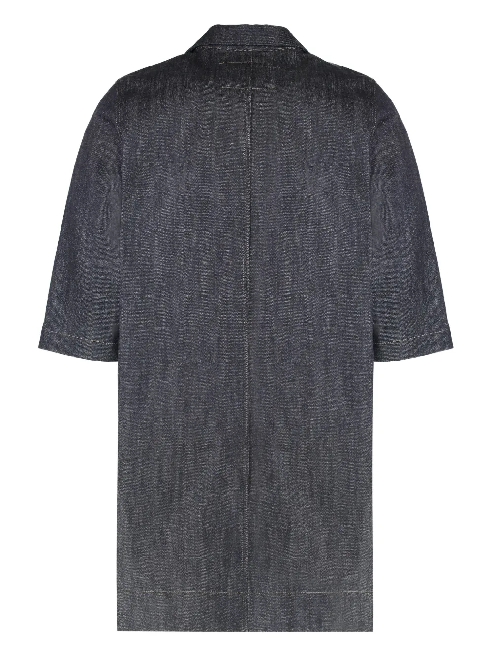 Rick Owens DRKSHDW Denim overhemd met korte mouwen Grijs