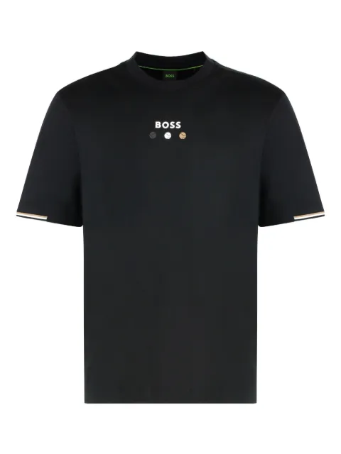 BOSS logo-detail cotton T-shirt