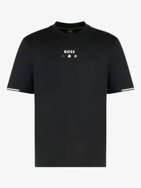 BOSS t-shirt en coton à détail de logo