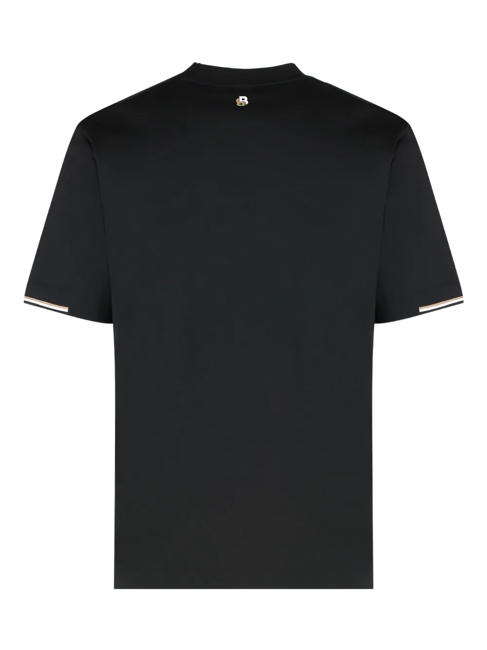 BOSS T-shirt met logodetail Zwart