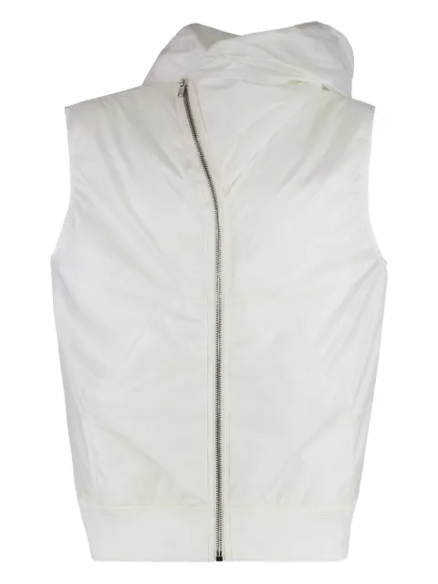 Rick Owens DRKSHDW hooded zip-front waistcoat