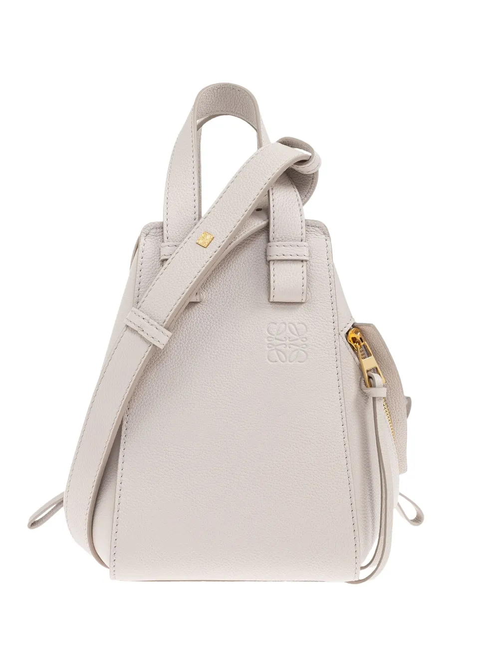 LOEWE Hammock leren shopper Beige