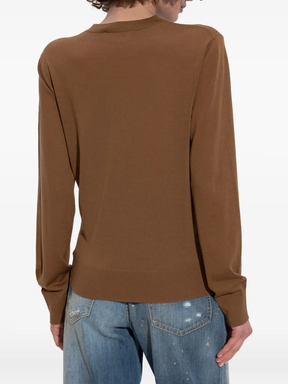 DSQUARED2 Wollen trui Bruin
