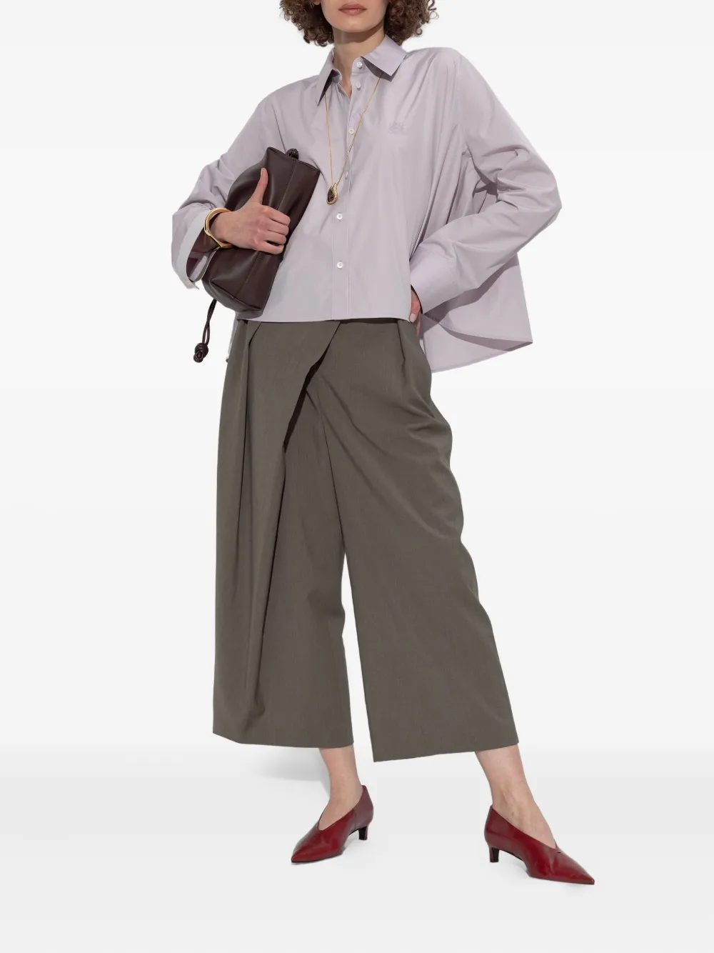 LOEWE Blouse met ronde hals Paars