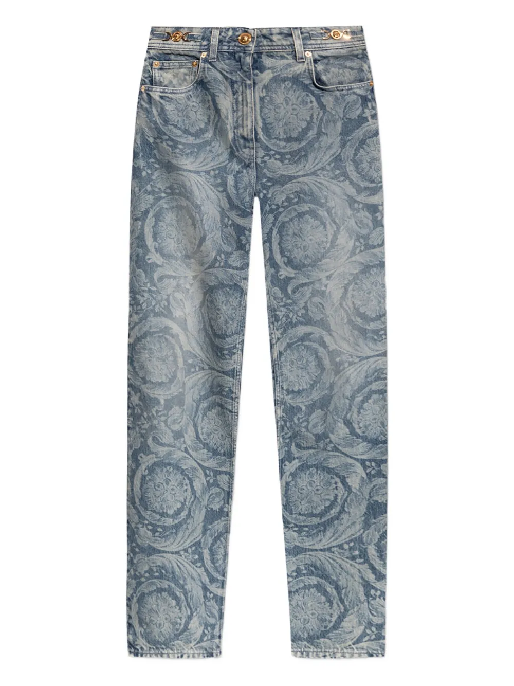 Versace Jeans met barok patroon Blauw