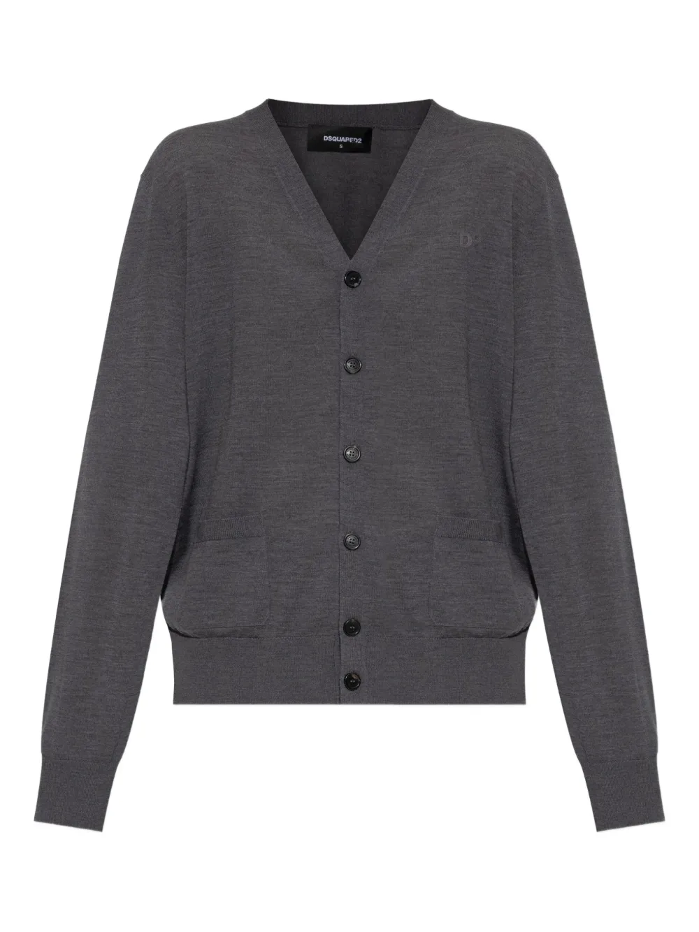DSQUARED2 button-up v-neck cardigan | Grey | Image 1